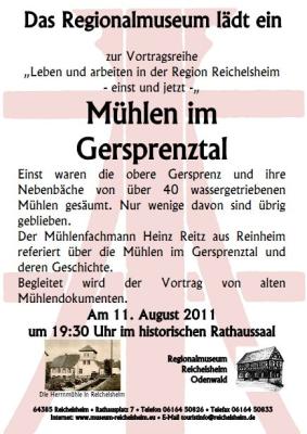 Vortrag Mühlen Vortrag Mühlen